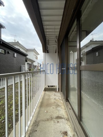 コーポフローレスのバルコニー