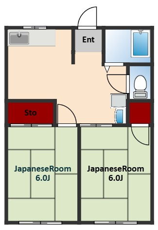 シティハイムエステートＢの間取り