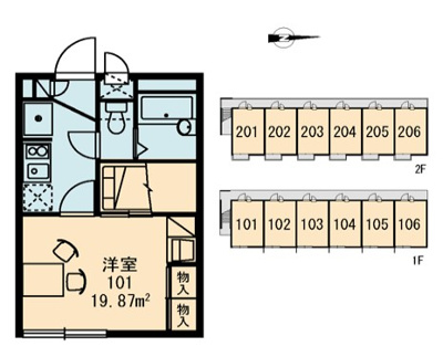 【区画図】 | 大谷田