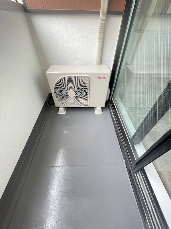 クレール西多聞のバルコニー