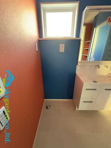 茅ヶ崎市円蔵　新築戸建　全1棟1号棟のランドリースペース