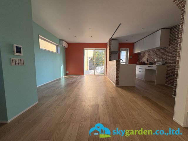 茅ヶ崎市円蔵　新築戸建　全1棟1号棟の居間・リビング