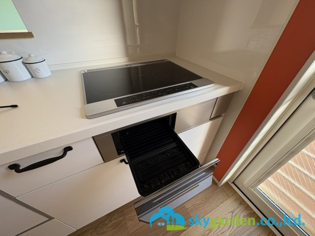 茅ヶ崎市円蔵　新築戸建　全1棟1号棟のキッチン|IHクッキングヒーター