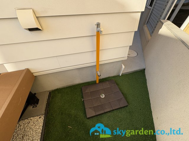 茅ヶ崎市円蔵　新築戸建　全1棟1号棟のその他|立水栓だってお洒落に決めてます