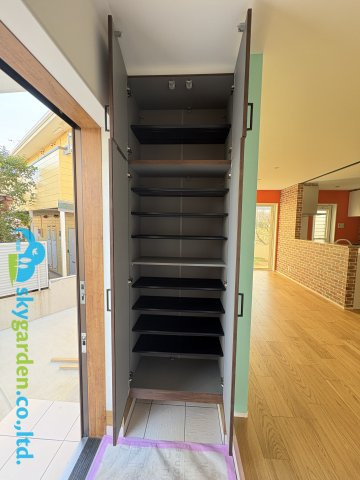 茅ヶ崎市円蔵　新築戸建　全1棟1号棟の収納|シューズボックス