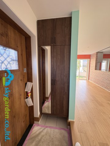 茅ヶ崎市円蔵　新築戸建　全1棟1号棟の玄関|玄関です