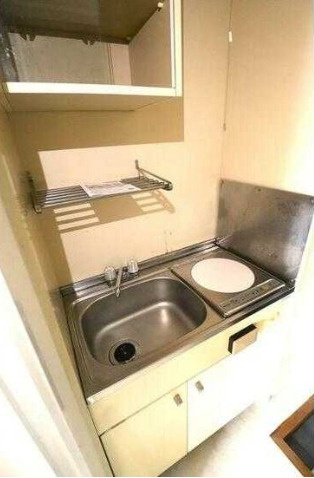 草加市手代3丁目　一棟売アパート　満室稼働中のキッチン