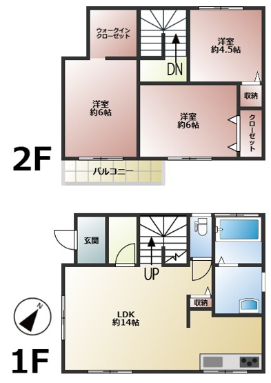 【間取り】 | 早良区重留3丁目　戸建て