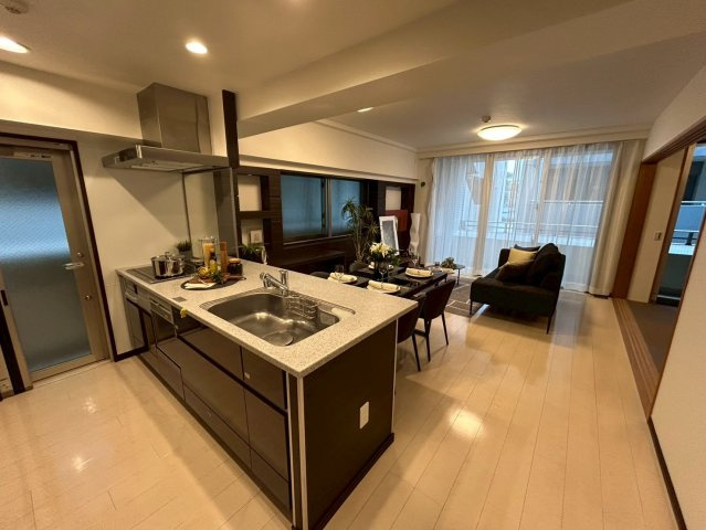 クオス中山のキッチン|家具等は売買対象外となります