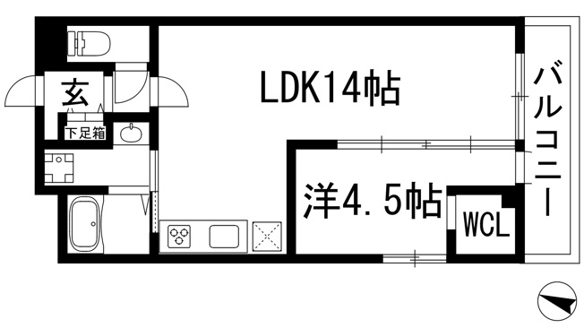 【間取り】 | グランジュテ寺畑