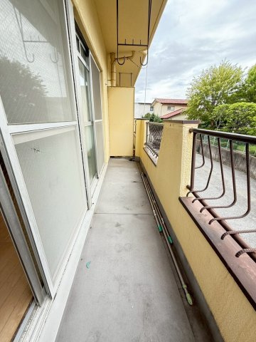 多聞ニューハイツのバルコニー