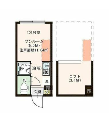【間取り】 | セレッソパティオ浜田山 