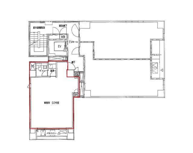 Ａ・Ｍ京橋ビルの区画図| 