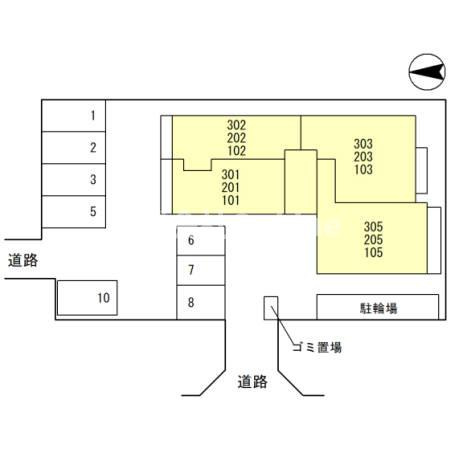【区画図】 | サンフィールド久宝寺