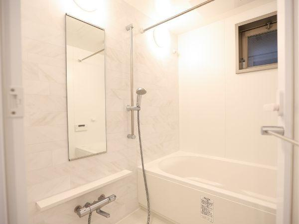 クレアネクスト古国府ザ・タワーの浴室|ゆったりとした広さのバスルームは、1日の疲れを癒す特別なリラックス空間。