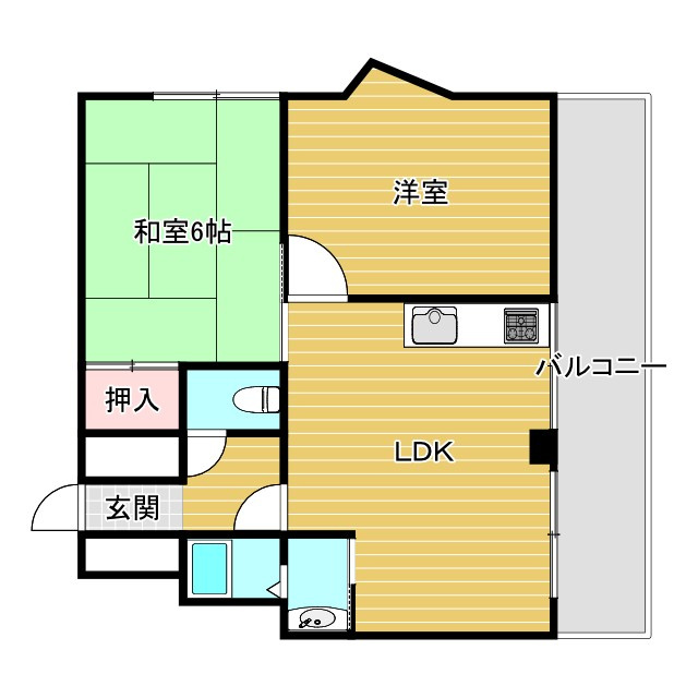 メゾン桜塚の間取り