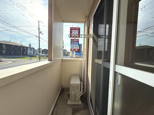 スカイルーム南条のバルコニー