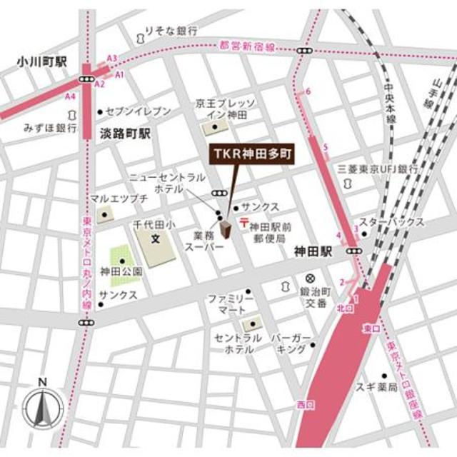 ＴＫＲ神田多町の地図