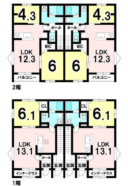 草加市新善町　新築売アパート　