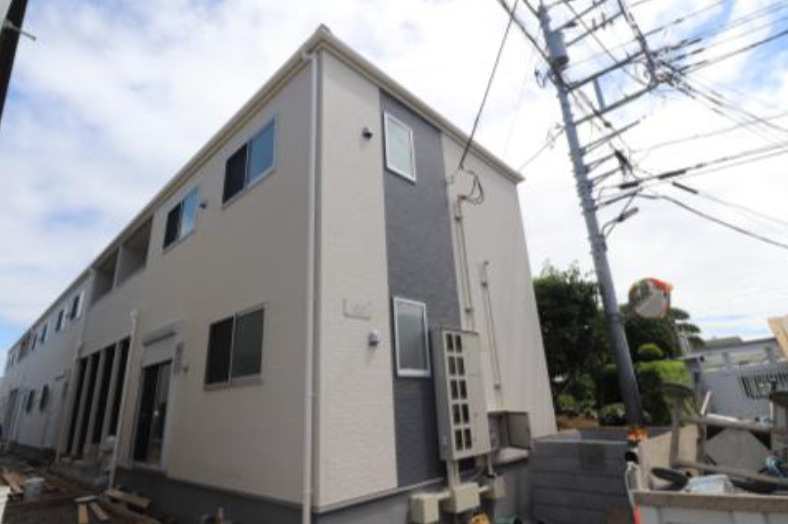 草加市清門2丁目　新築売アパートの外観