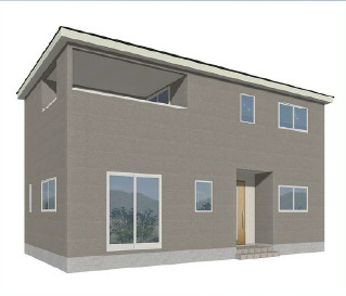 【外観パース】 | 姫路市飾磨区西浜町第7（全1）新築