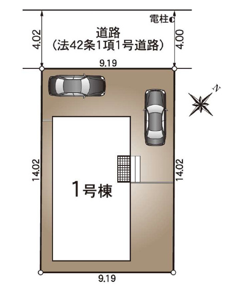 【間取り】 | 姫路市飾磨区西浜町第7（全1）新築 | 1号棟です。