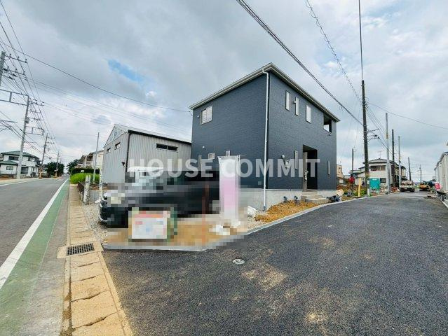 八街に第１７　新築１号棟の前面道路含む現地写真