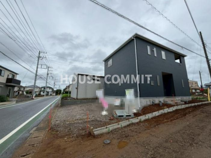 八街に第１７　新築１号棟の前面道路含む現地写真