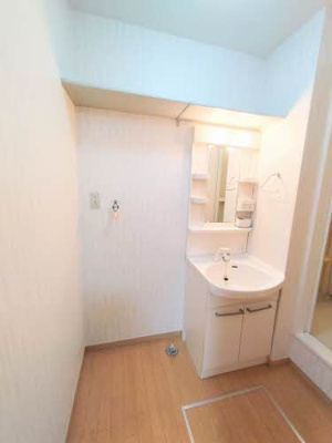 【洗面所】 | シャーメゾンＨＡＲＵＫＡ | ゆったりとスペースのある洗面所