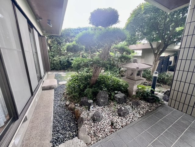 河内長野市古野町中古戸建の庭