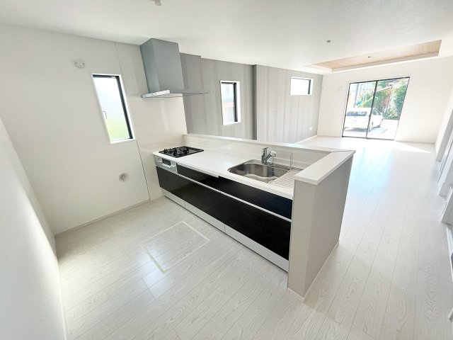 新築戸建・新築建売　郡山市静町6期　Erde　全2棟のキッチン