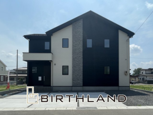 新築戸建・建売　伊達郡桑折町3期　Erde　全2棟の外観|＜1号棟＞完成いたしました！いつでもご案内可能です、お気軽にお問合せください♪