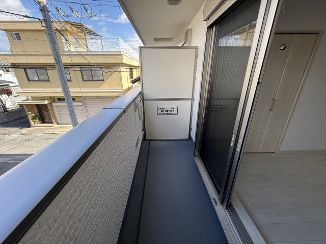 クリエオーレ豊島南のバルコニー