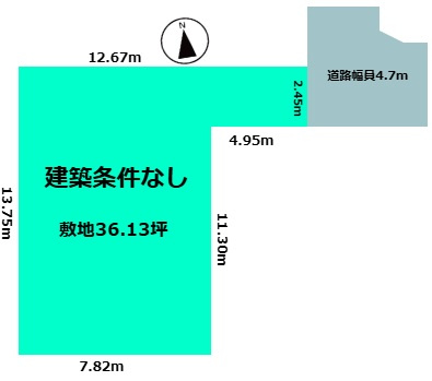 大久保町大窪土地の画像