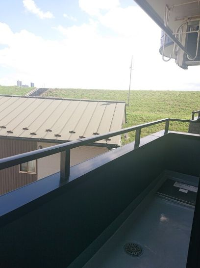 タケノヤハイツ飯塚のバルコニー