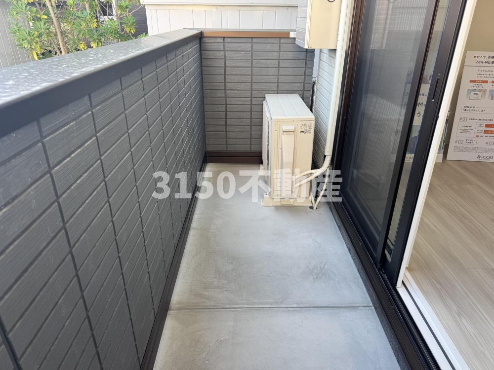 レセンテさくらⅡのバルコニー