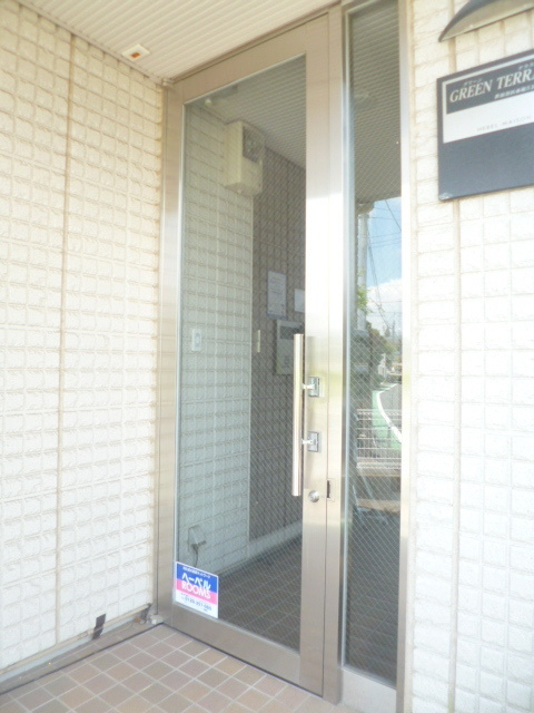 グリーンテラスのロビー|安心のオートロック