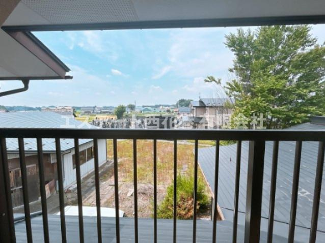 花巻市上根子字法領　土地建物の展望|南側はお墓が見えますが日当たり良いです。