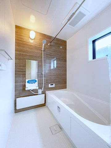 新築戸建・建売　寄居町赤浜第4　Livele Garden　全1棟の浴室|浴室乾燥機付きで雨の日や花粉の時期でも室内干しができるので安心です！