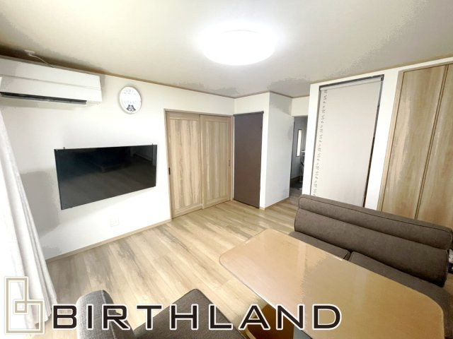 郡山市大槻町針生前田　リノベーション中古戸建　開成小学校・第一中学校の居間・リビング