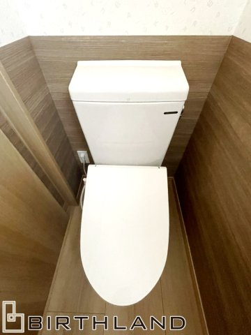 郡山市大槻町針生前田　リノベーション中古戸建　開成小学校・第一中学校のトイレ