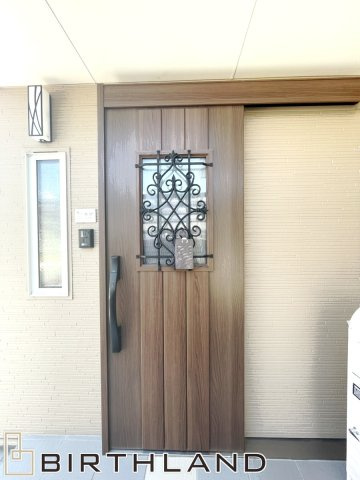 郡山市大槻町針生前田　リノベーション中古戸建　開成小学校・第一中学校の玄関