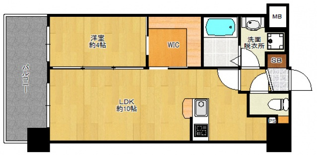 【間取り】 | リアンシエルブルー雑餉隈 | 現況優先。