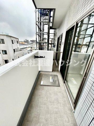 アンフィニXⅡ江坂ガーデンのバルコニー