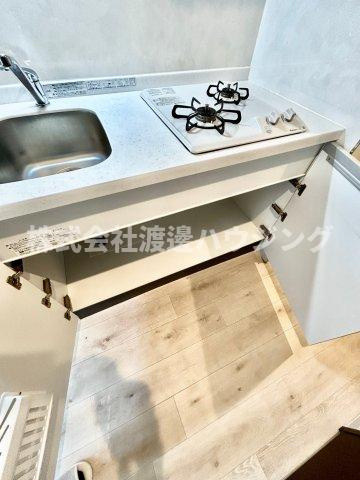 エグゼ江坂のキッチン|キッチン下収納