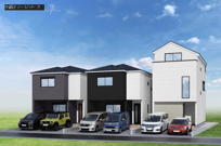 横浜市栄区飯島町 新築戸建て【仲介手数料無料】カースペース2台の画像