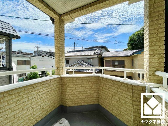 宇治市伊勢田町若林のバルコニー