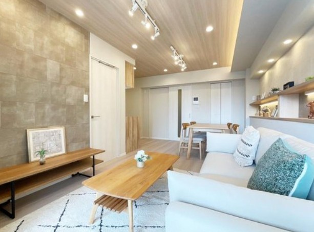 【居間・リビング】 | メセーヌ | 光と風があふれる開放的なリビングダイニングには自然と家族みんなが集まってきます。