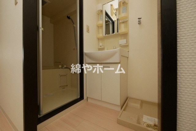 willDo難波wⅡの独立洗面台|独立洗面台、朝の身支度には欠かせません