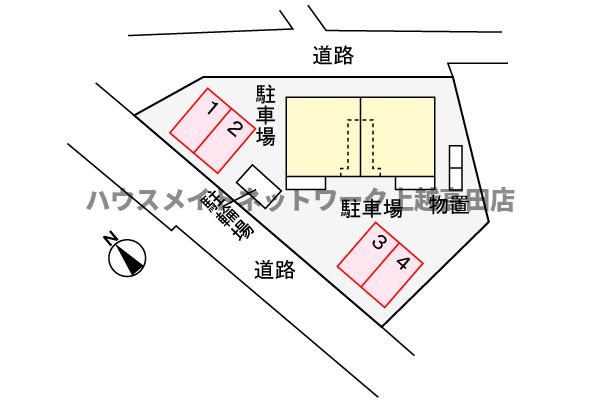 カーサ　ミニョンの区画図|配置図